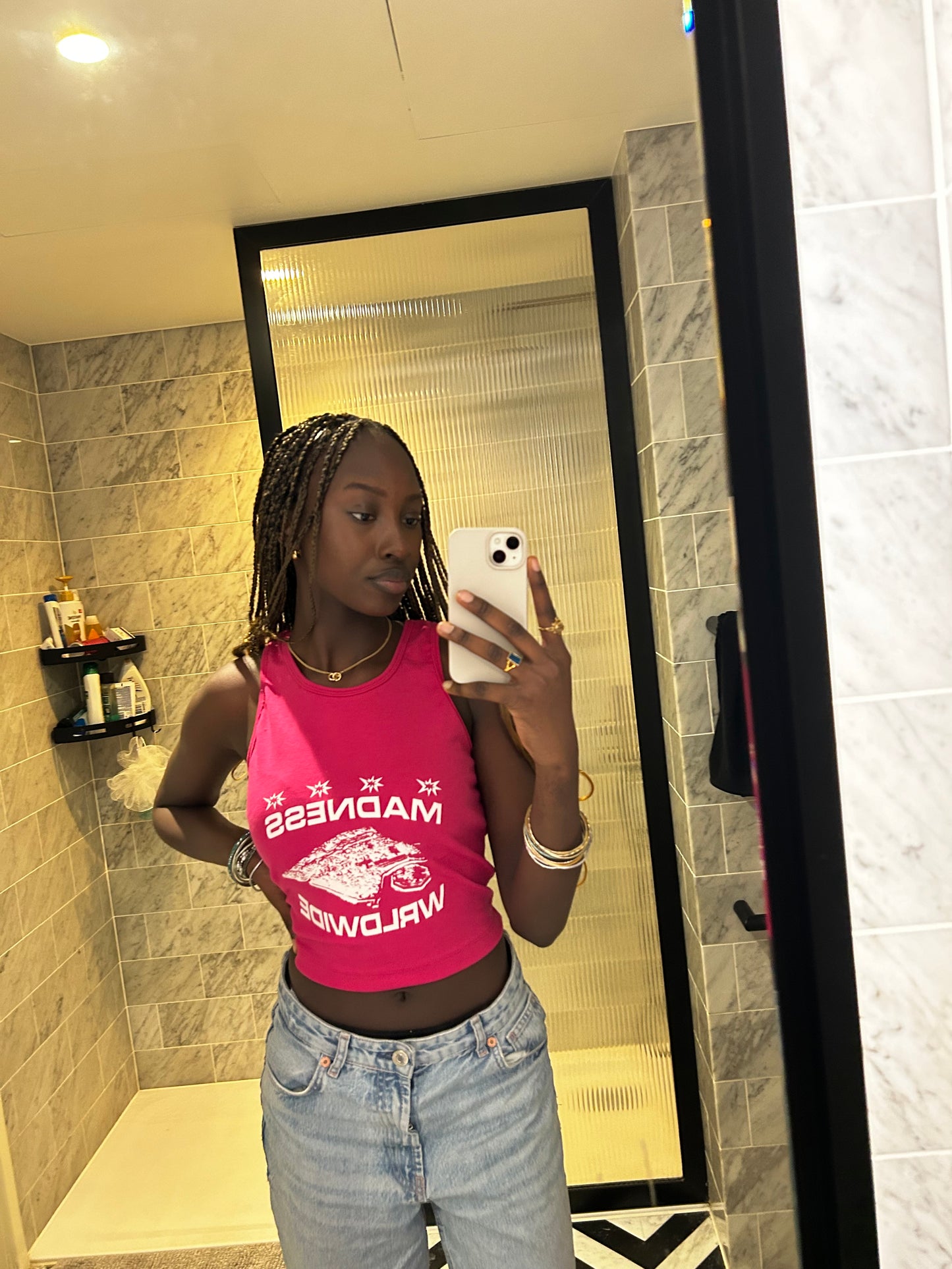 Madness Crop Top 'Hot Pink'