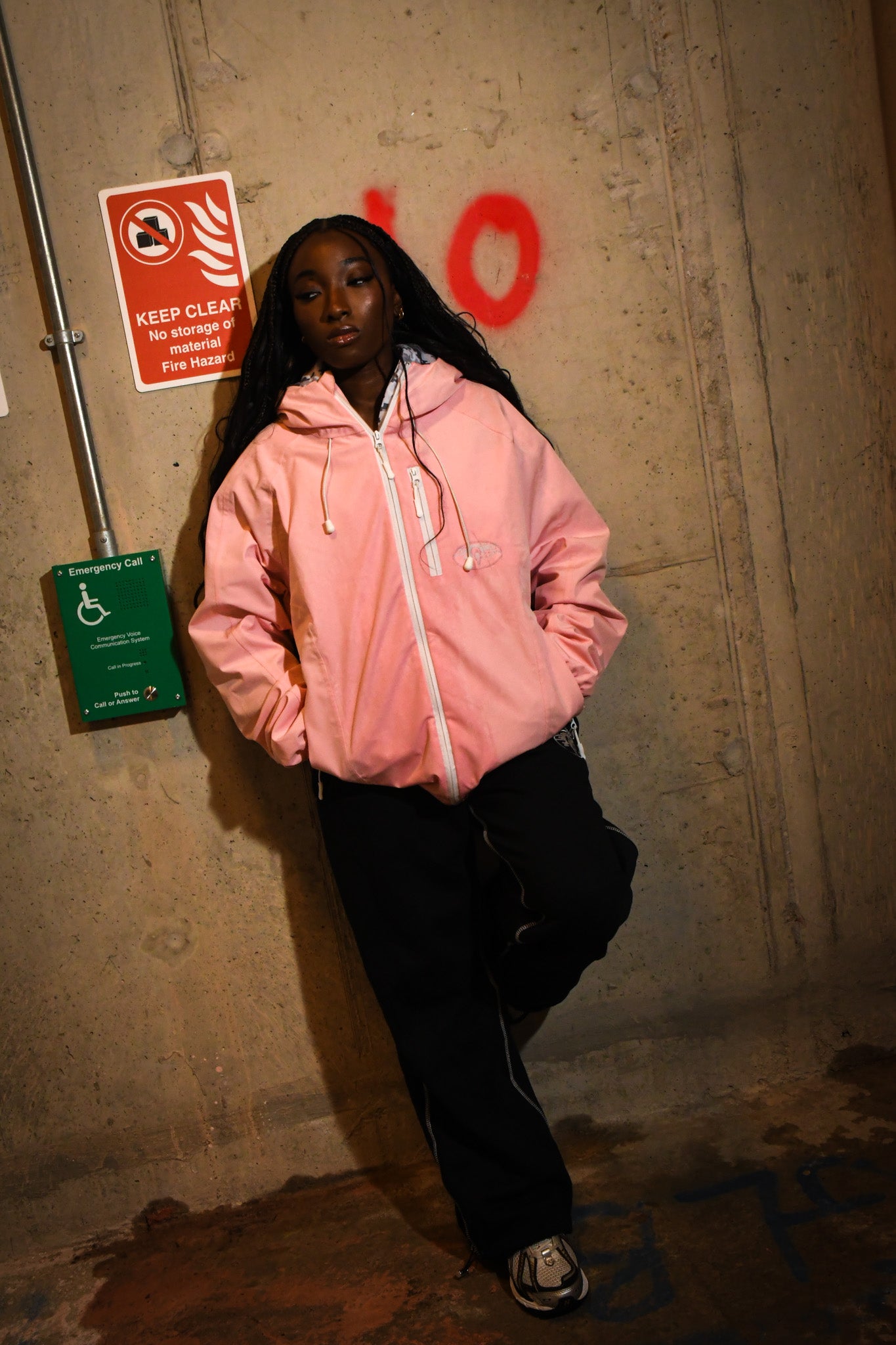 Madness Waterproof Shell Jacket (Pink)