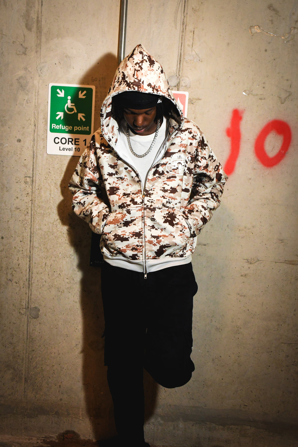 CAMO HOODIE (GREEN)