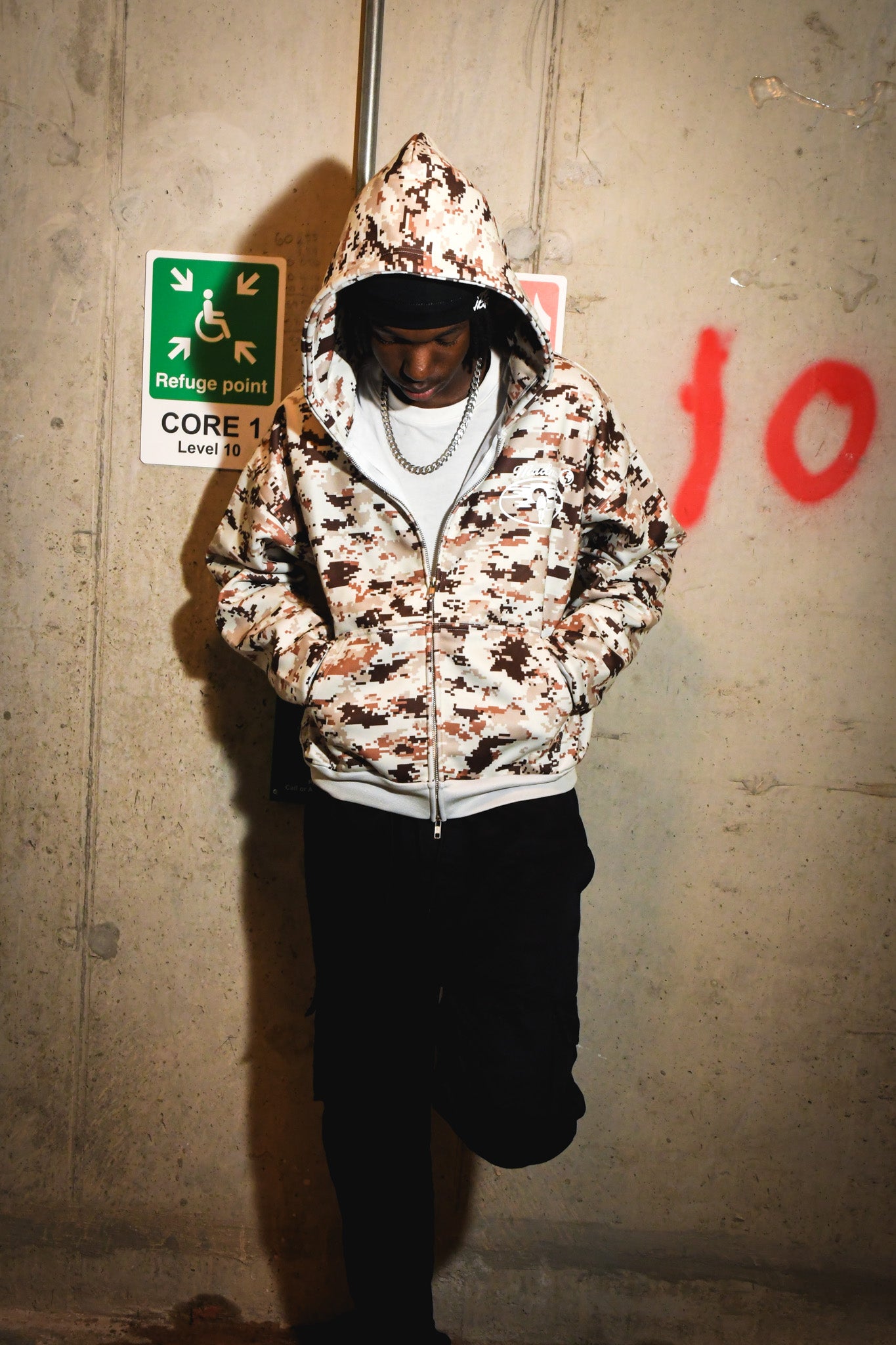 CAMO HOODIE (GREEN)