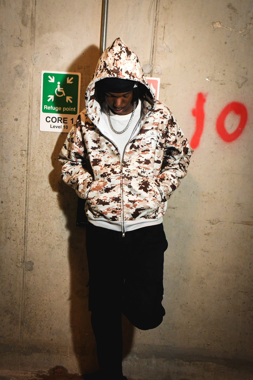 CAMO HOODIE (GREEN)