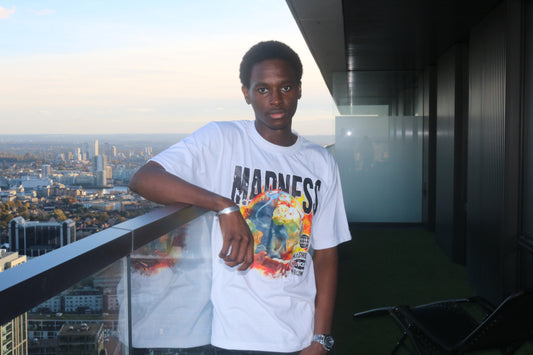 WRLD IS YOURS TEE 'PEARLY WHITE"