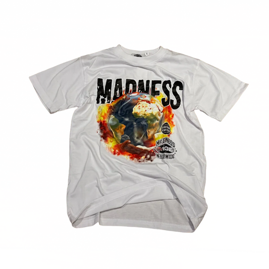 WRLD IS YOURS TEE 'PEARLY WHITE"